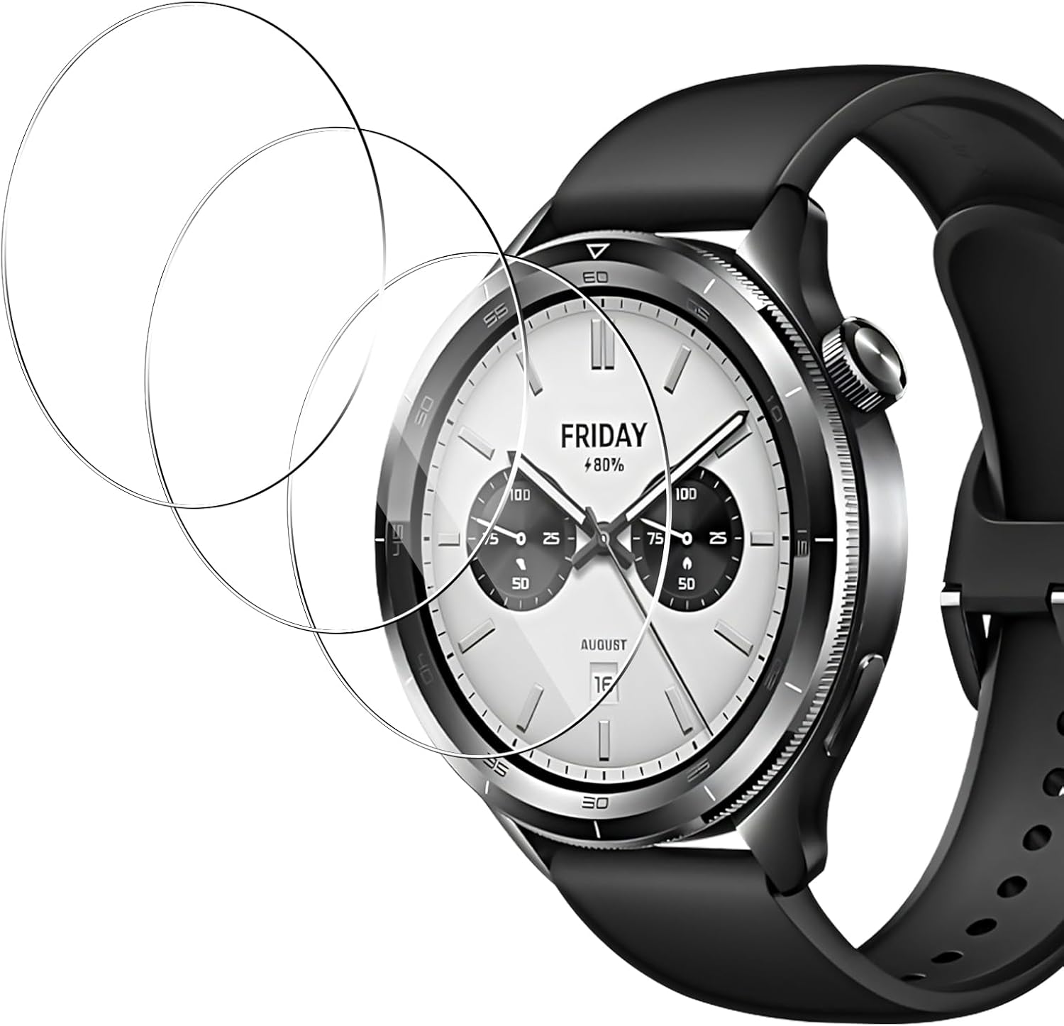 3PCS Tempered Glass Smartwatch - Xiaomi Smartwatch S4 Accessories avis et prix