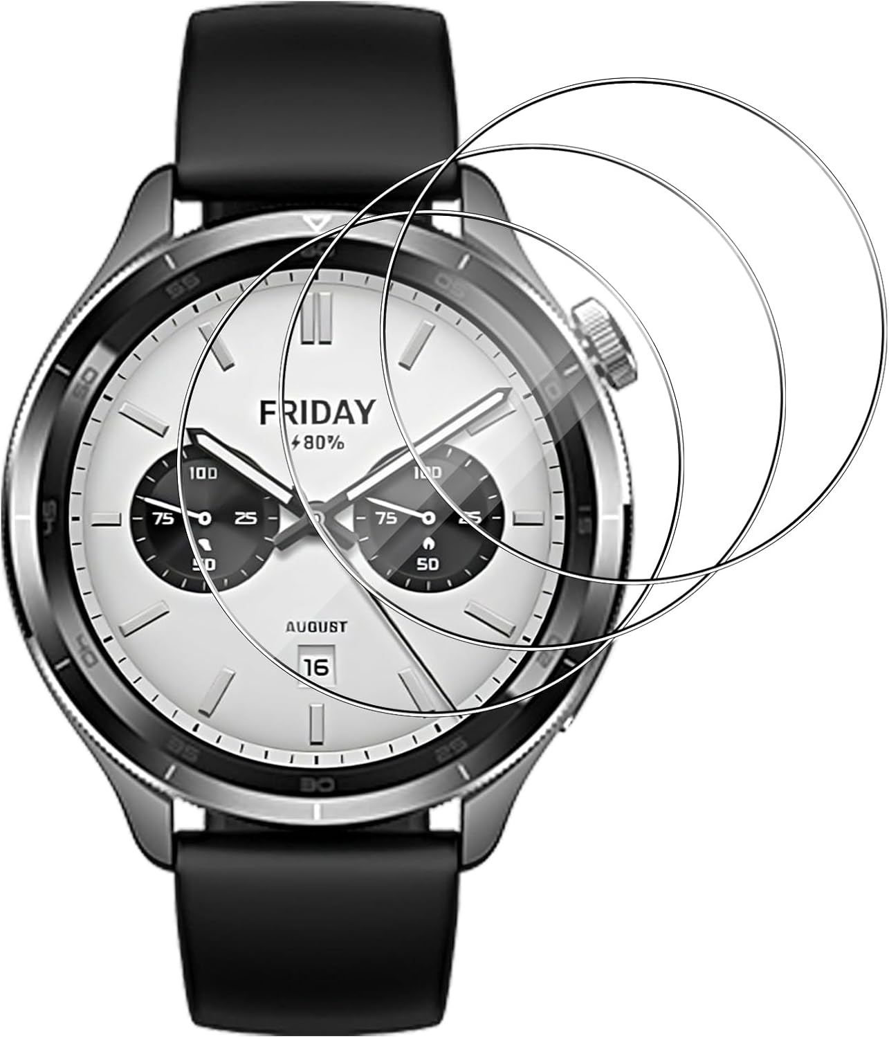 3PCS Tempered Glass Smartwatch - Xiaomi Smartwatch S4 Accessories avis et prix