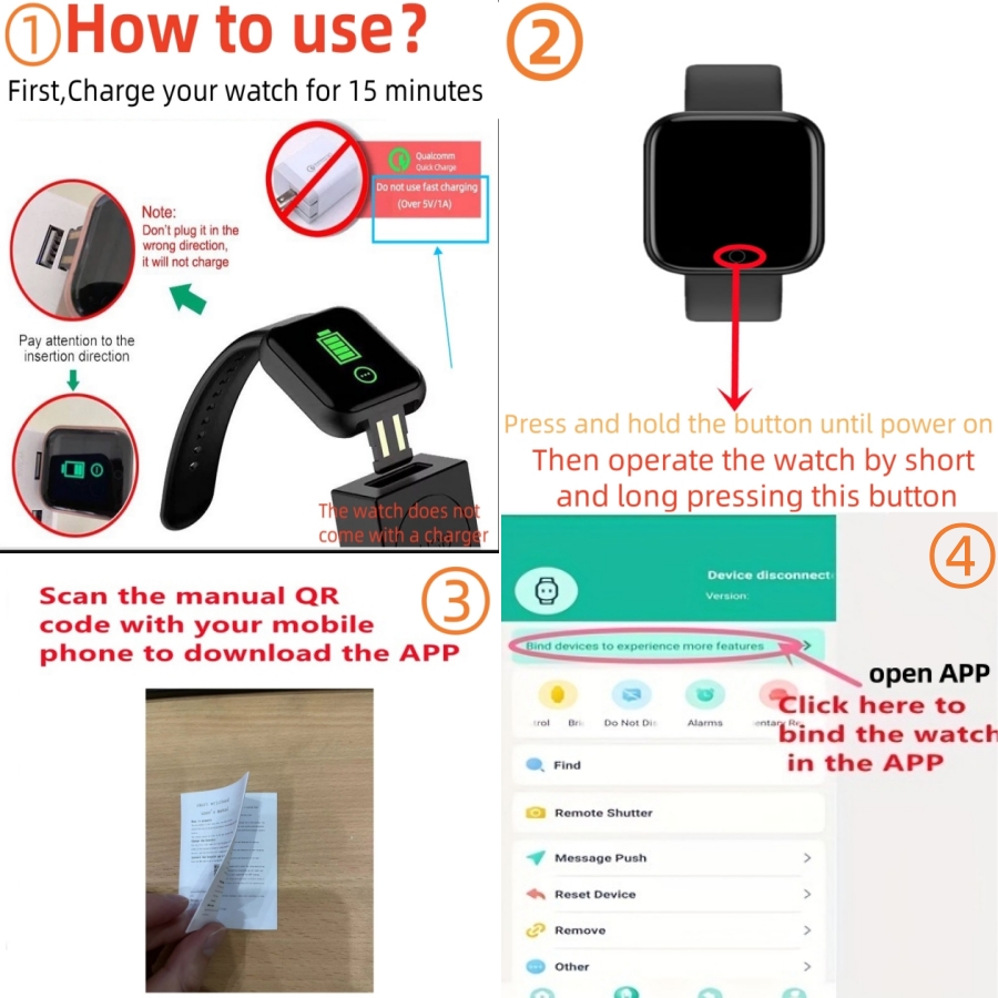 Smart Watch For Men Women Spor - Silicone Band Replacement avis et prix