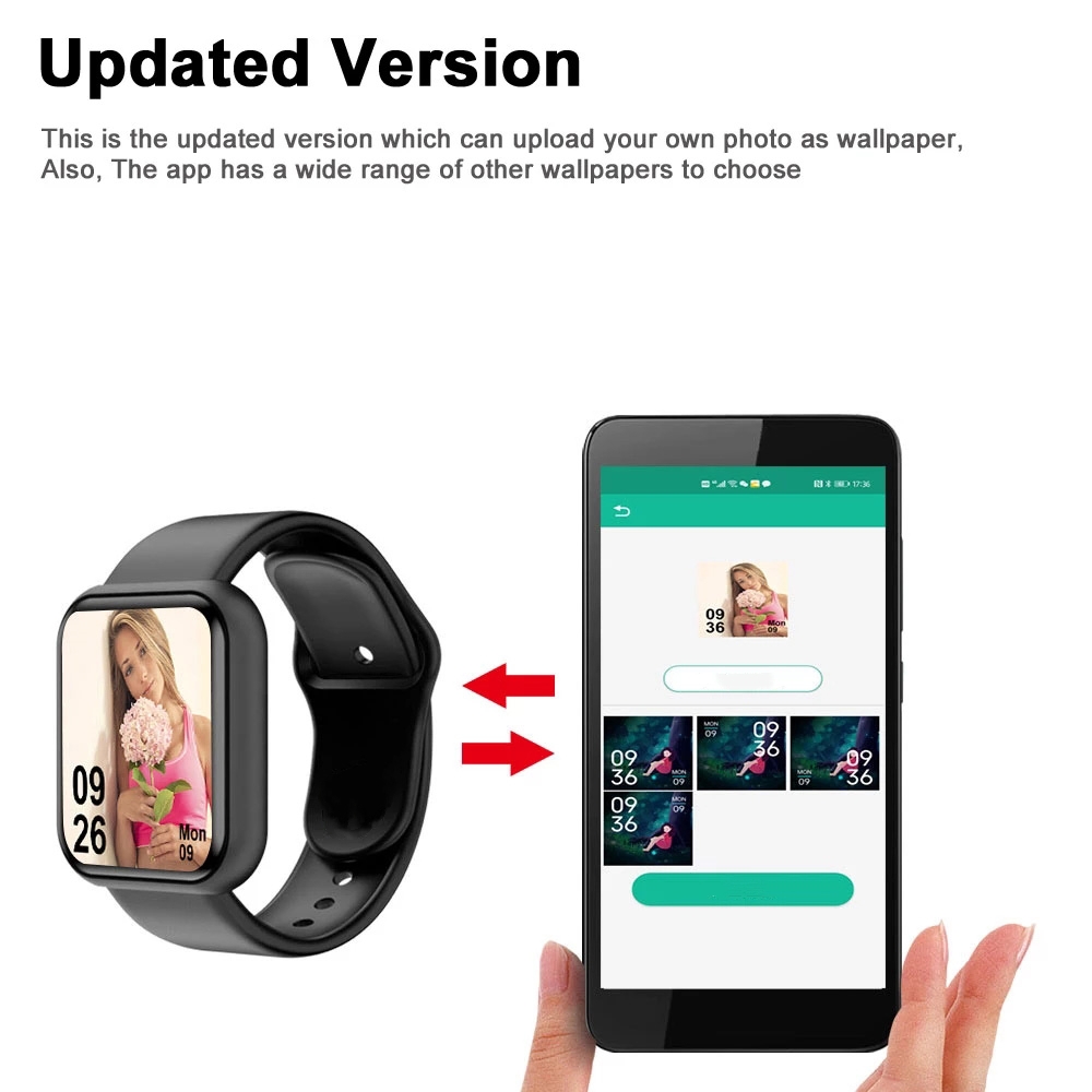 Smart Watch For Men Women Spor - Silicone Band Replacement avis et prix