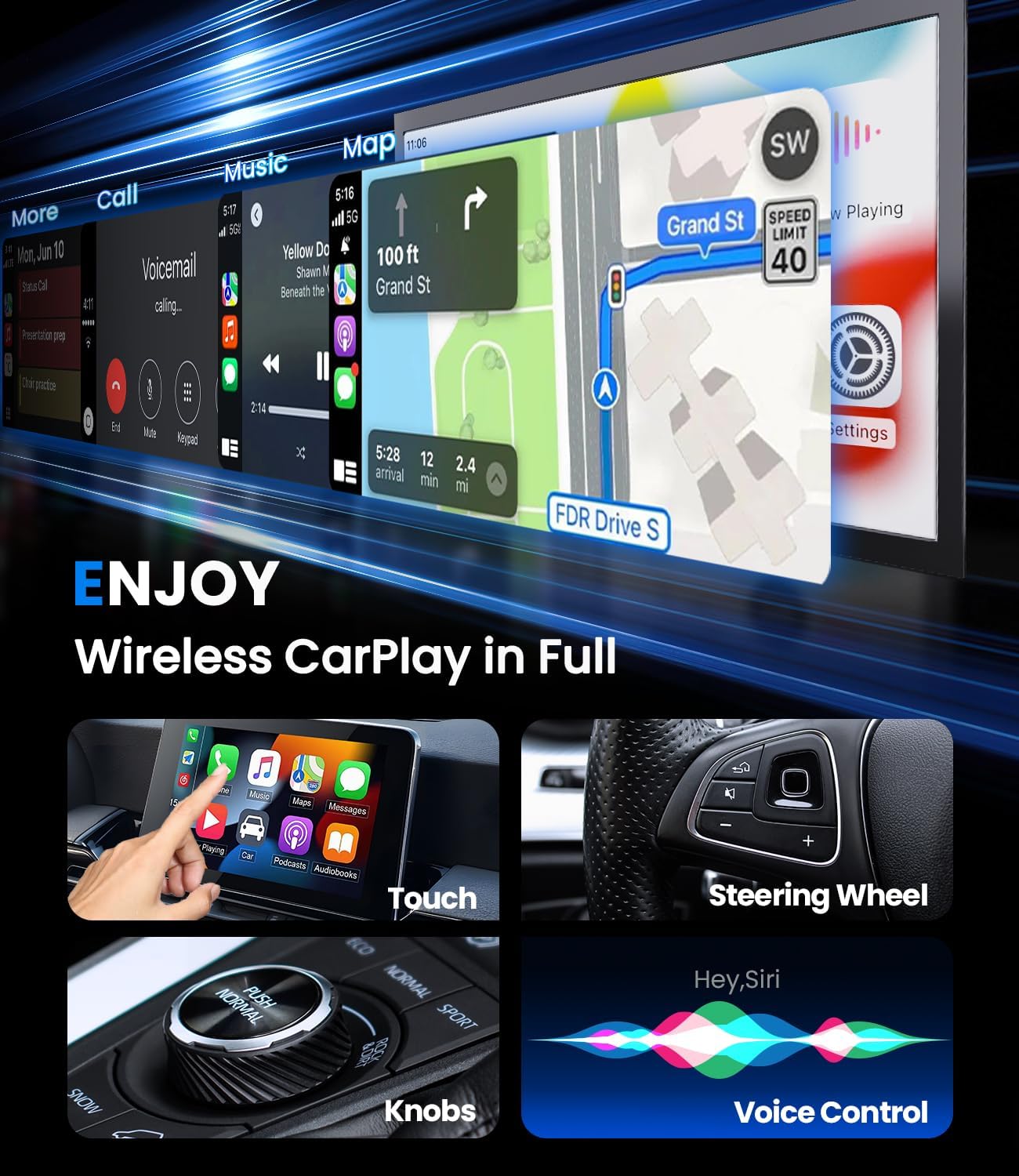 New Wireless CarPlay Android A - Smartwatch Universal avis et prix
