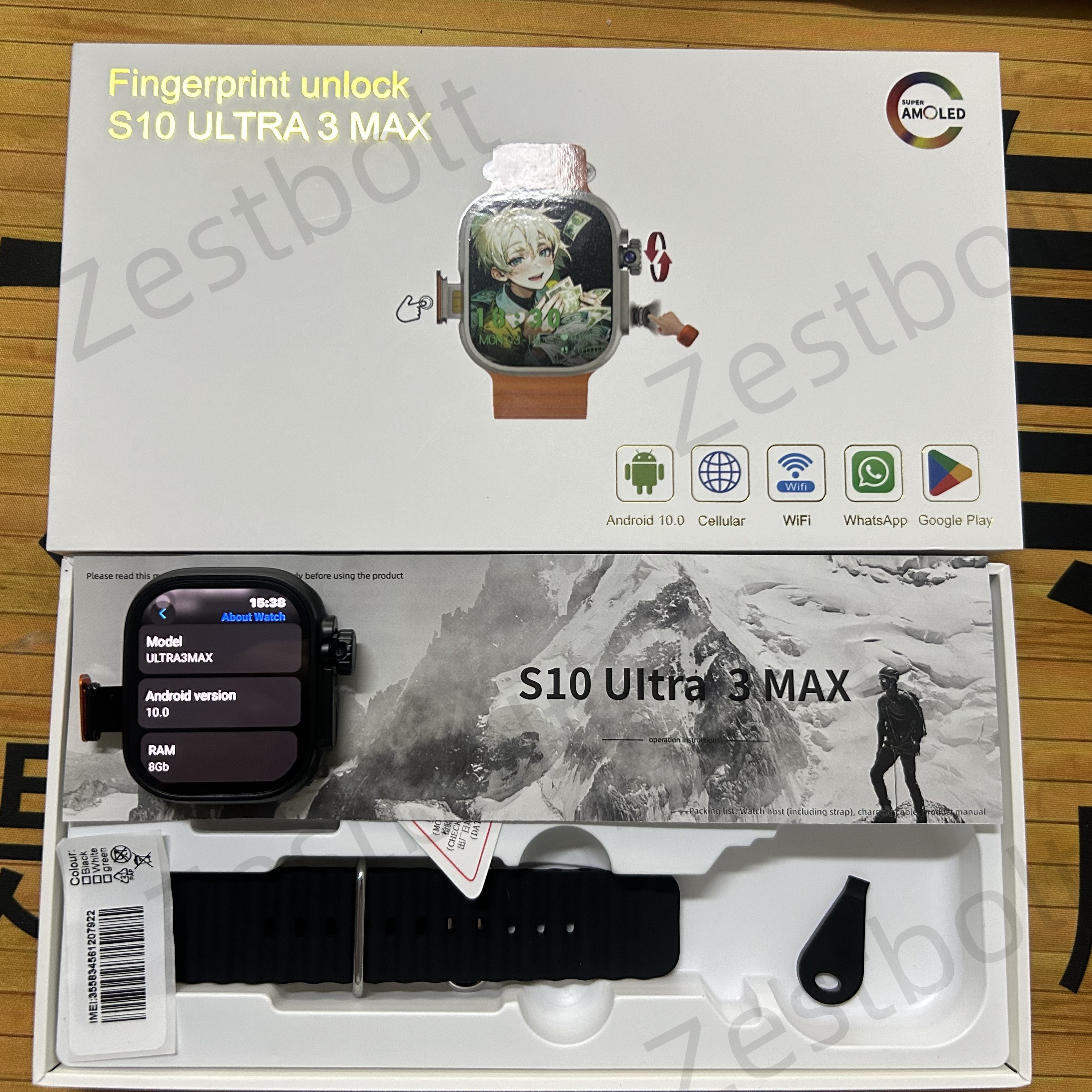 S10 Ultra 3 MAX Smartwatch Cel - Smartwatch Id avis et prix