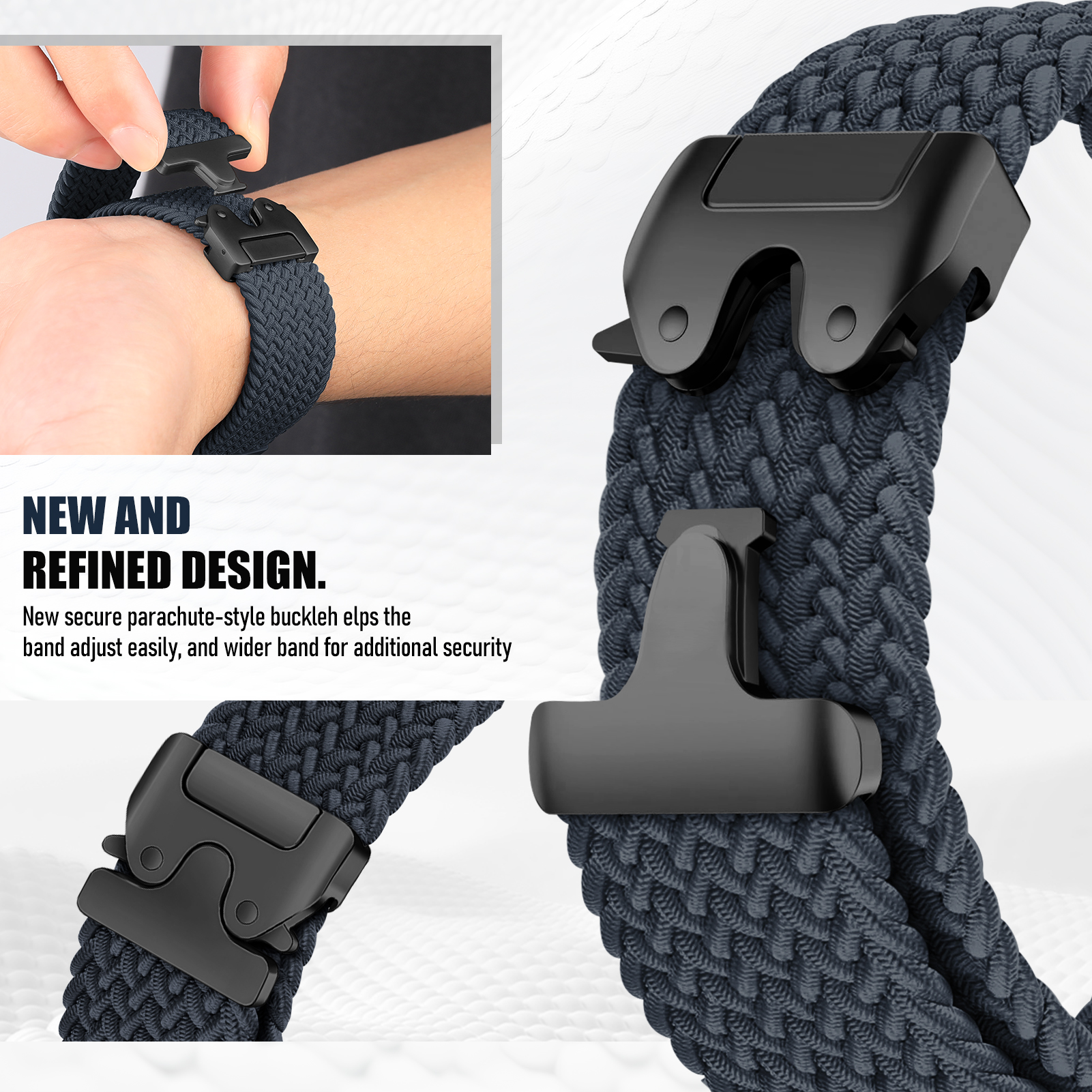 18mm 22mm Parachute Band for H - Titan Smartwatch Accessories avis et prix
