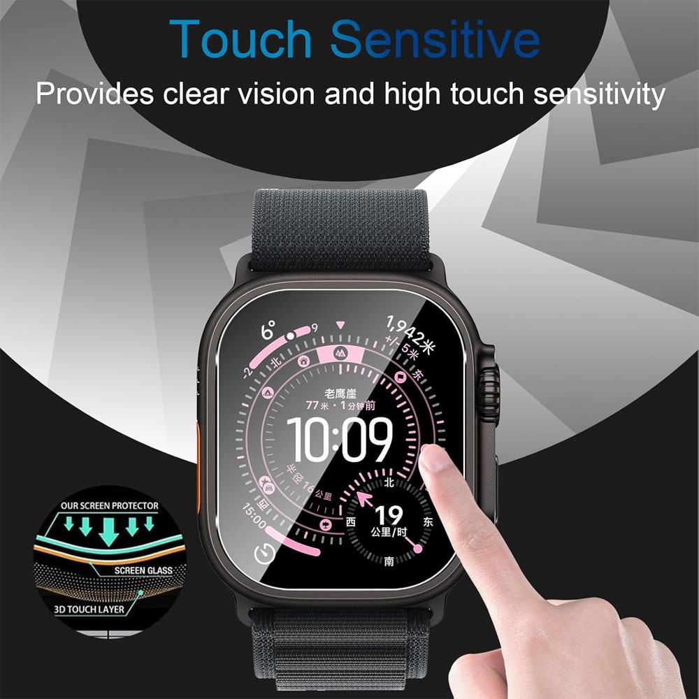 Tempered Glass For Apple Watch - Watch Case Bumper avis et prix