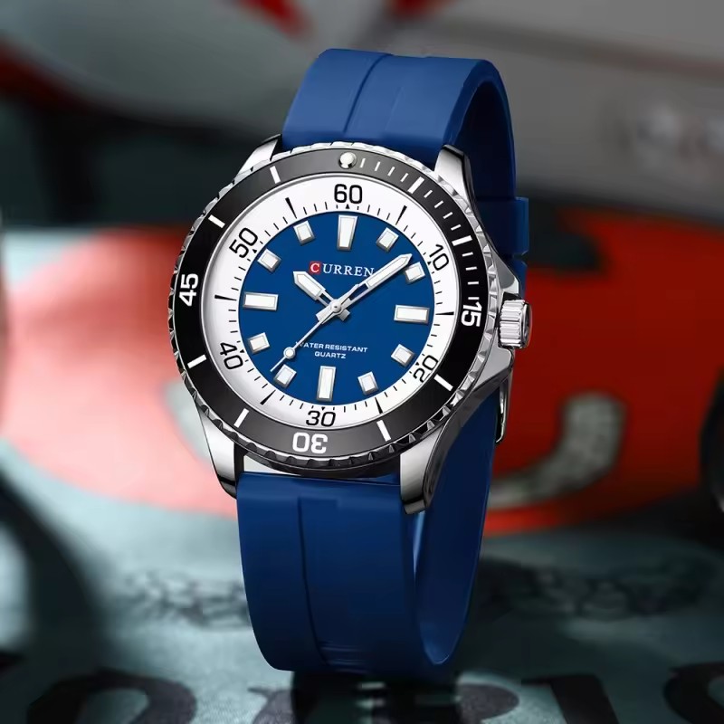 CURREN 8448 Men's Fashion Quar - Smartwatch Guess avis et prix