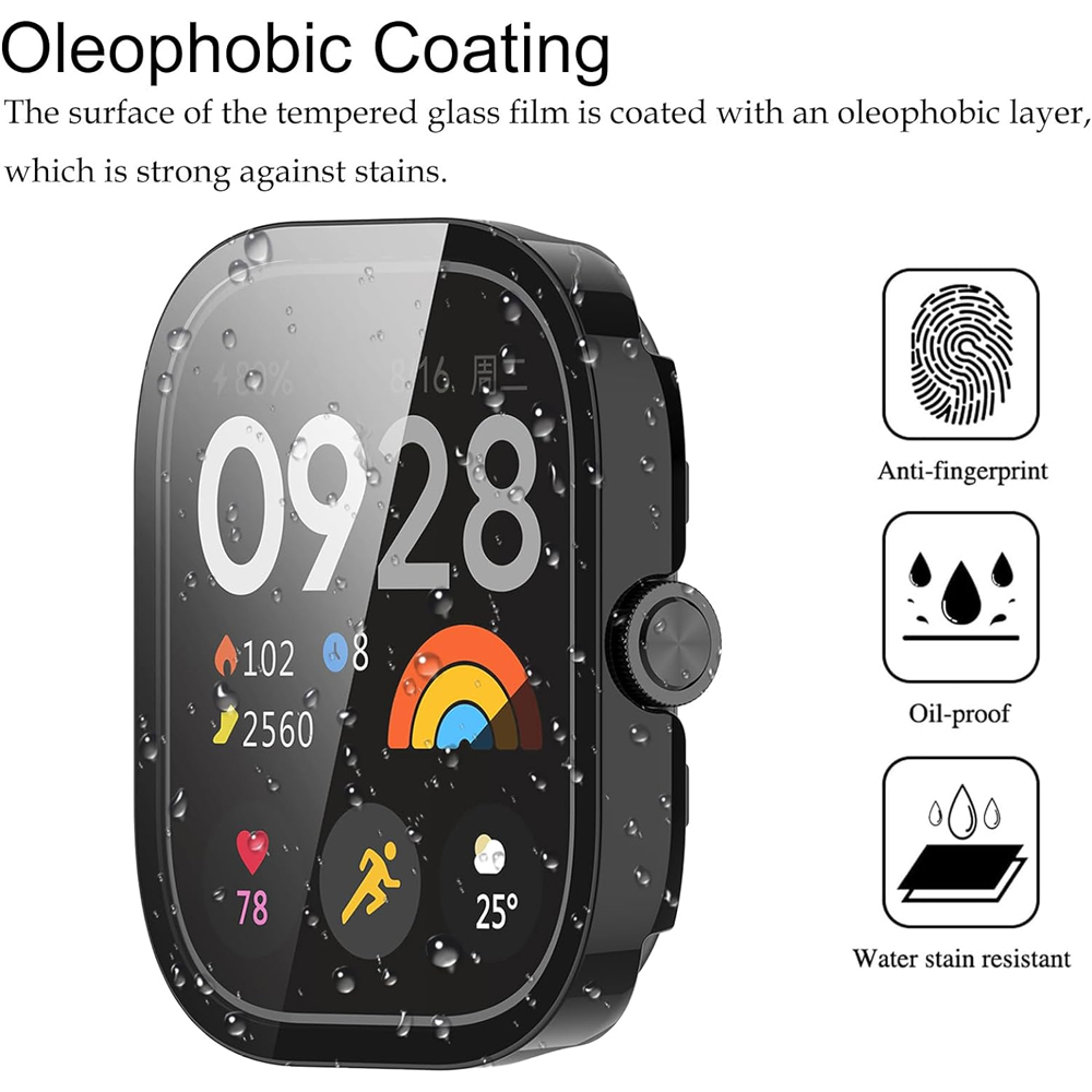 Tempered Glass+Case For Xiaomi - Smartwatch Watch Accessories For Women avis et prix