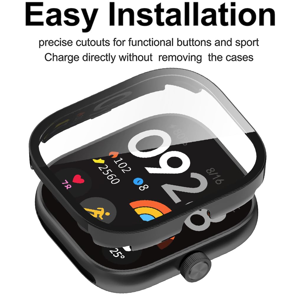 Tempered Glass+Case For Xiaomi - Smartwatch Watch Accessories For Women avis et prix