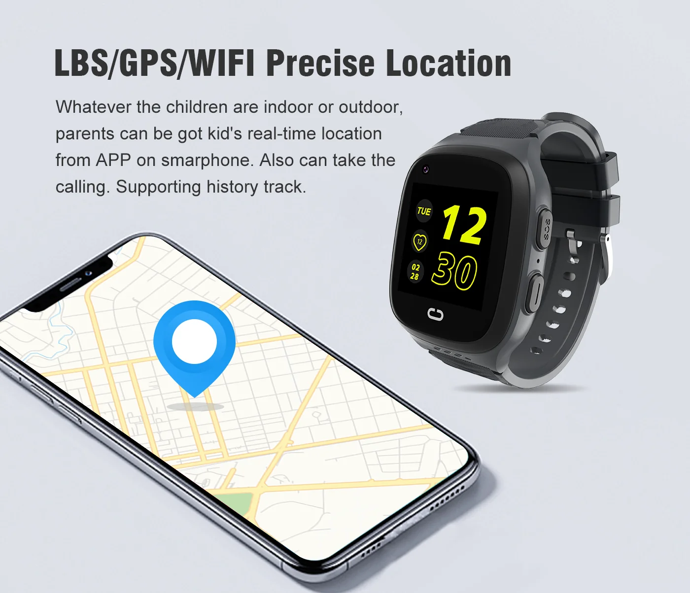 4G Kids Smartwatch SOS Waterpr - Smartwatch Id avis et prix