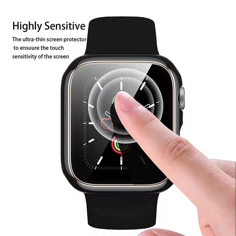 Tempered Glass+Cover For Apple - Watch Case Bumper avis et prix