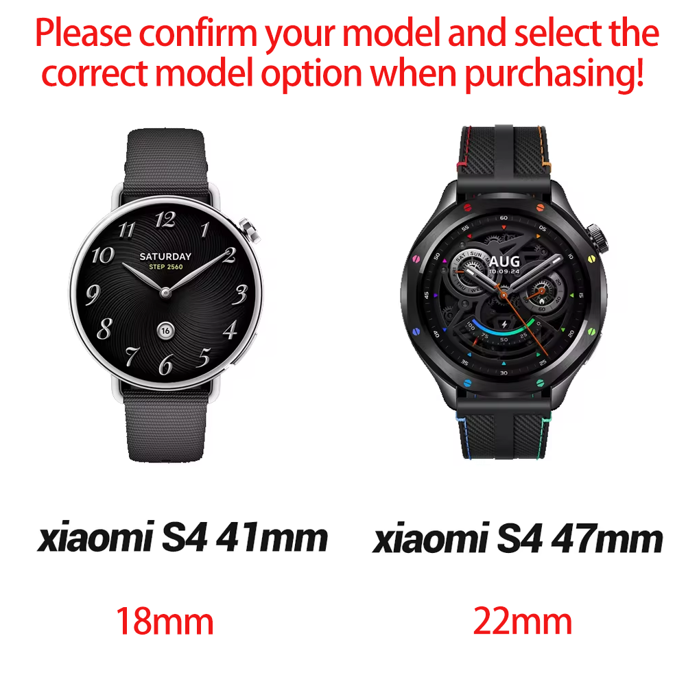 18mm 20mm 22mm Magnetic Loop S - Xiaomi Smartwatch S4 Accessories avis et prix