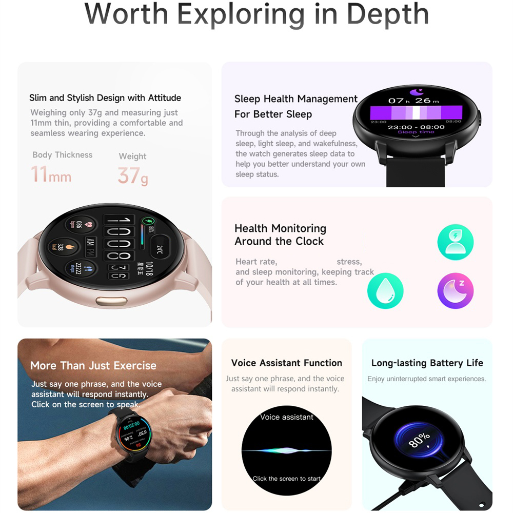 BT Call Smart Watch Women Spor - Smartwatch Custom avis et prix