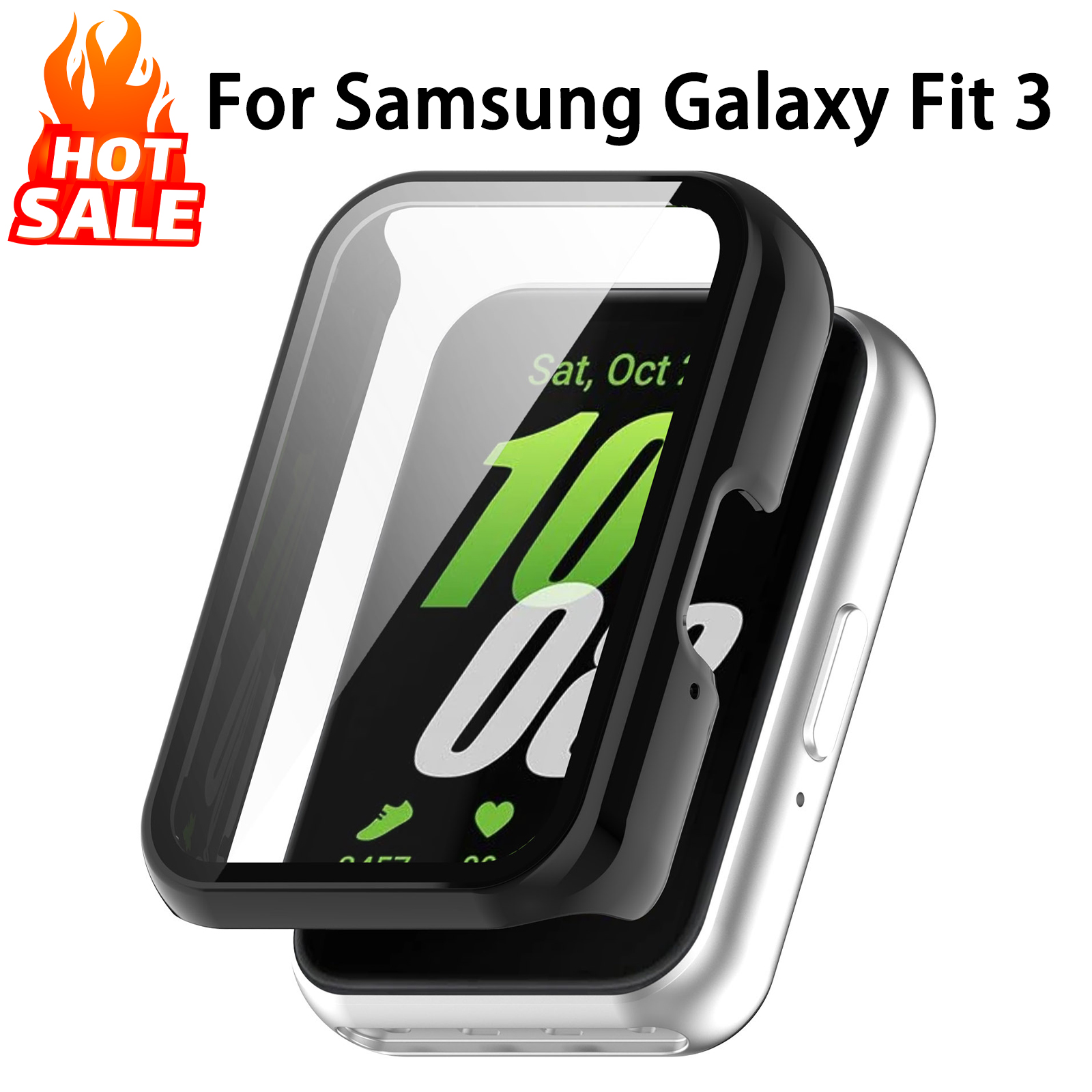 Glass+Case For Samsung Galaxy  - Smartwatch Watch Accessories For Women avis et prix