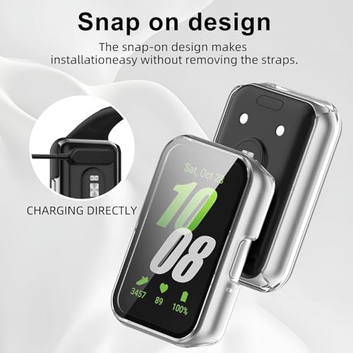 Glass+Case For Samsung Galaxy  - Smartwatch Watch Accessories For Women avis et prix