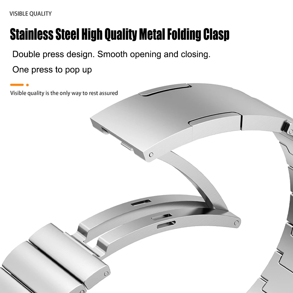 Official Metal Steel Strap For - Titan Smartwatch Accessories avis et prix