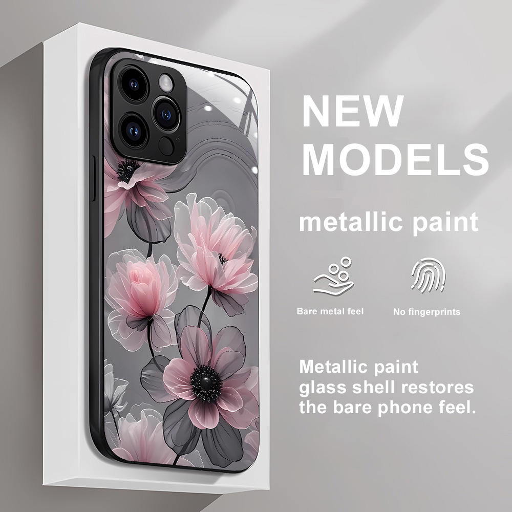 Flower Tempered Glass Case For - Screen Protector Film avis et prix