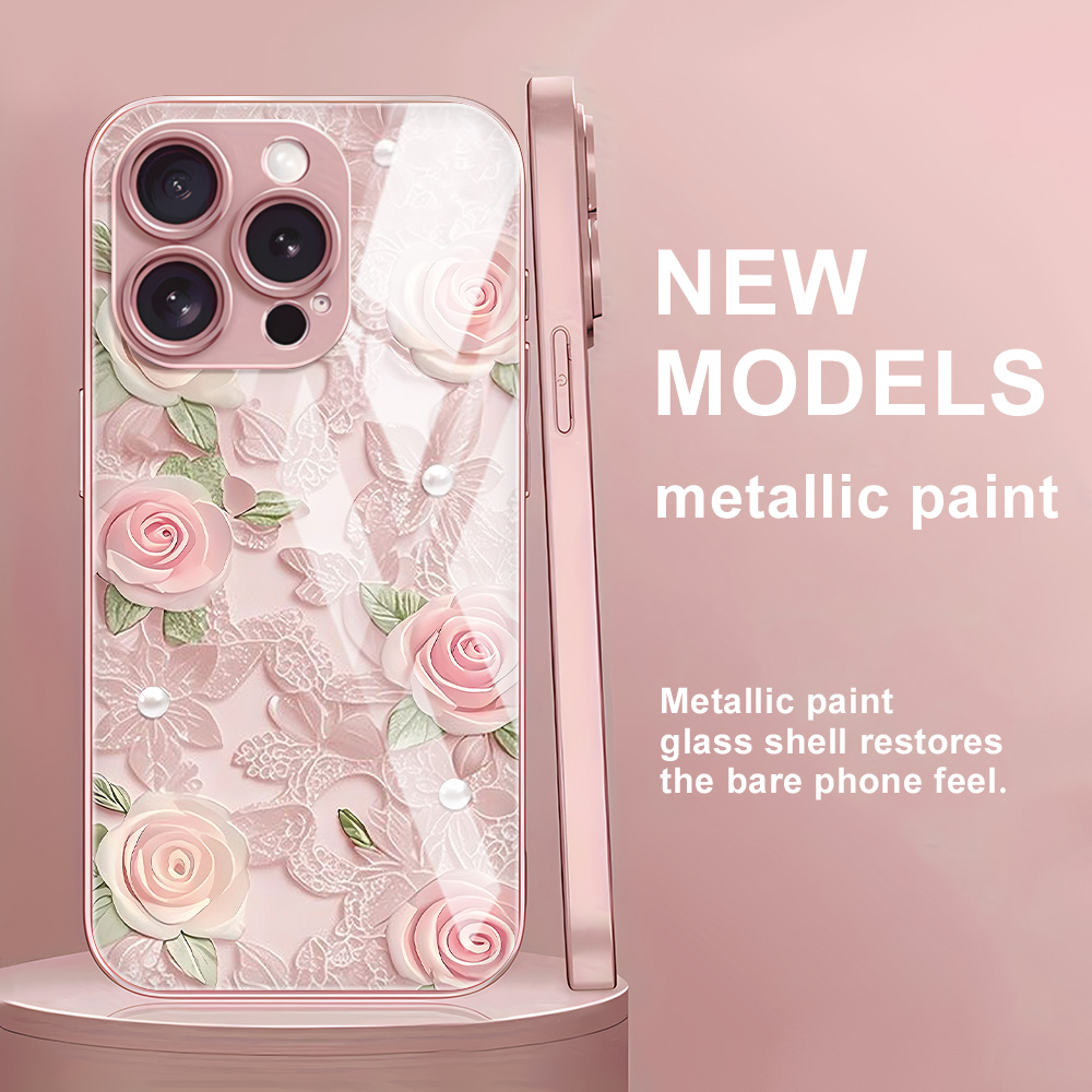 Flower Tempered Glass Case For - Screen Protector Film avis et prix