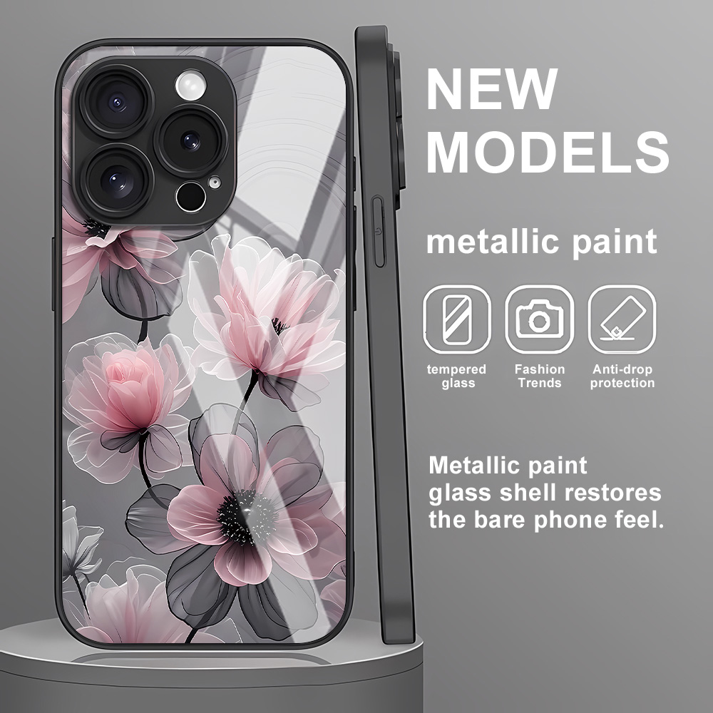 Flower Tempered Glass Case For - Screen Protector Film avis et prix