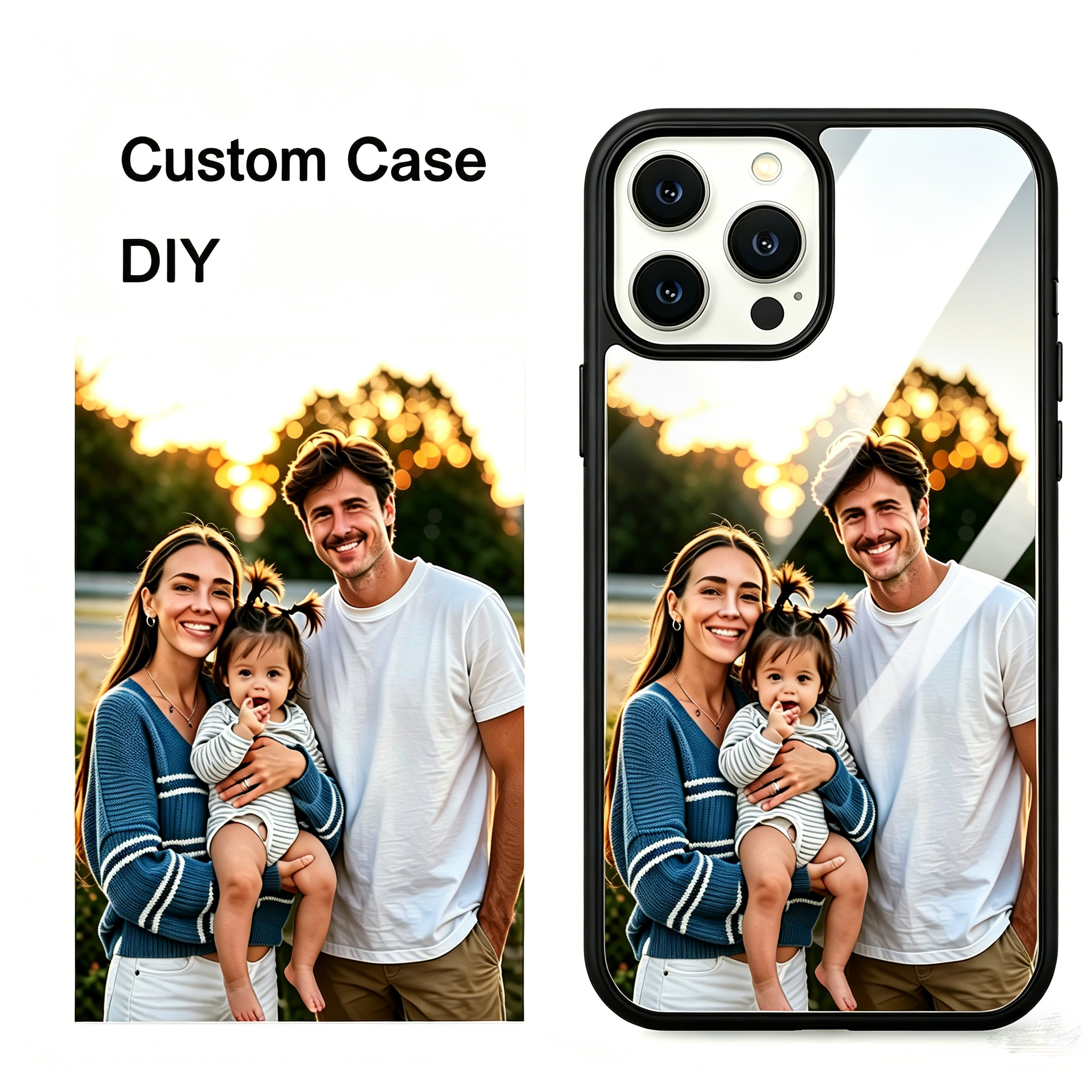 Custom Photo Mirror Glass Case - Screen Protector Film avis et prix