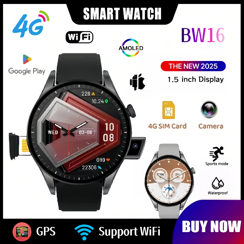 New 4G Smartwatch BW16: WiFi | - Smartwatch Id avis et prix