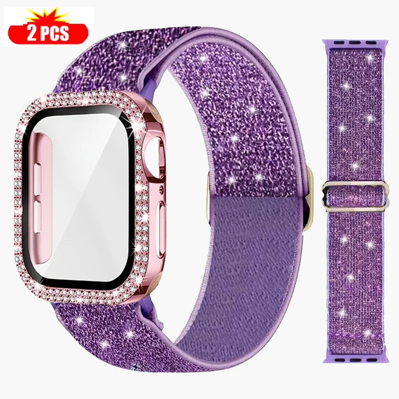 Band+Case for Apple Watch 45mm - Smartwatch Watch Accessories For Women avis et prix