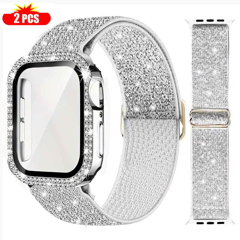 Band+Case for Apple Watch 45mm - Smartwatch Watch Accessories For Women avis et prix
