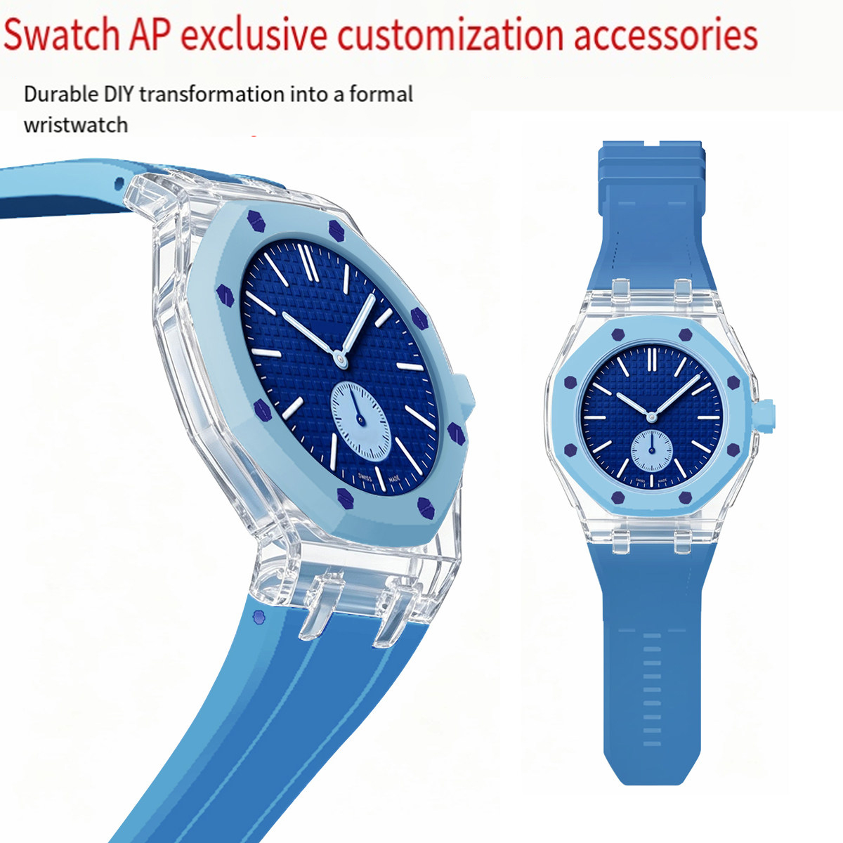 For AP Swatch Co branded Modif - Silicone Band Replacement avis et prix