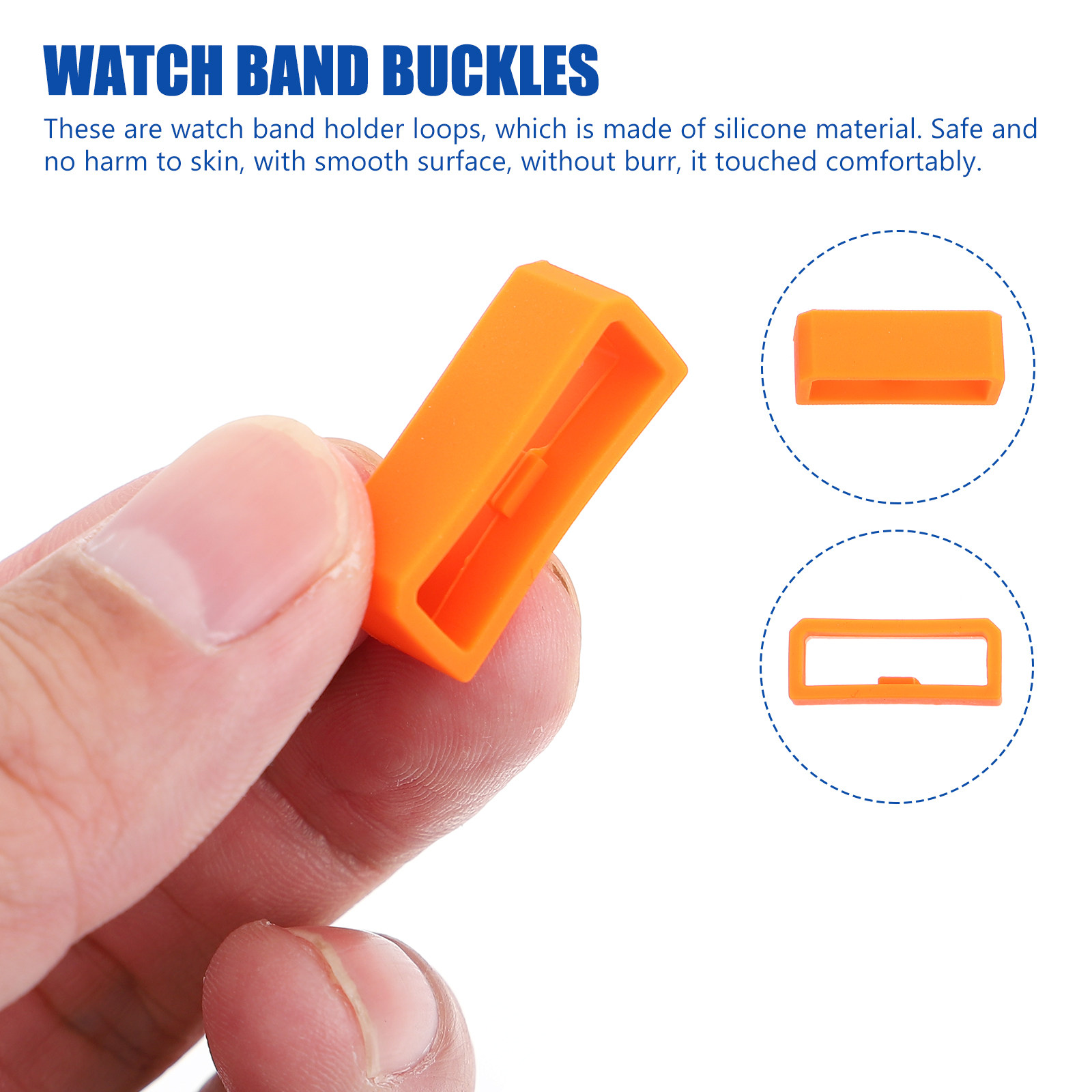 24Pcs Silicone Watchband Loop  - Silicone Band Replacement avis et prix