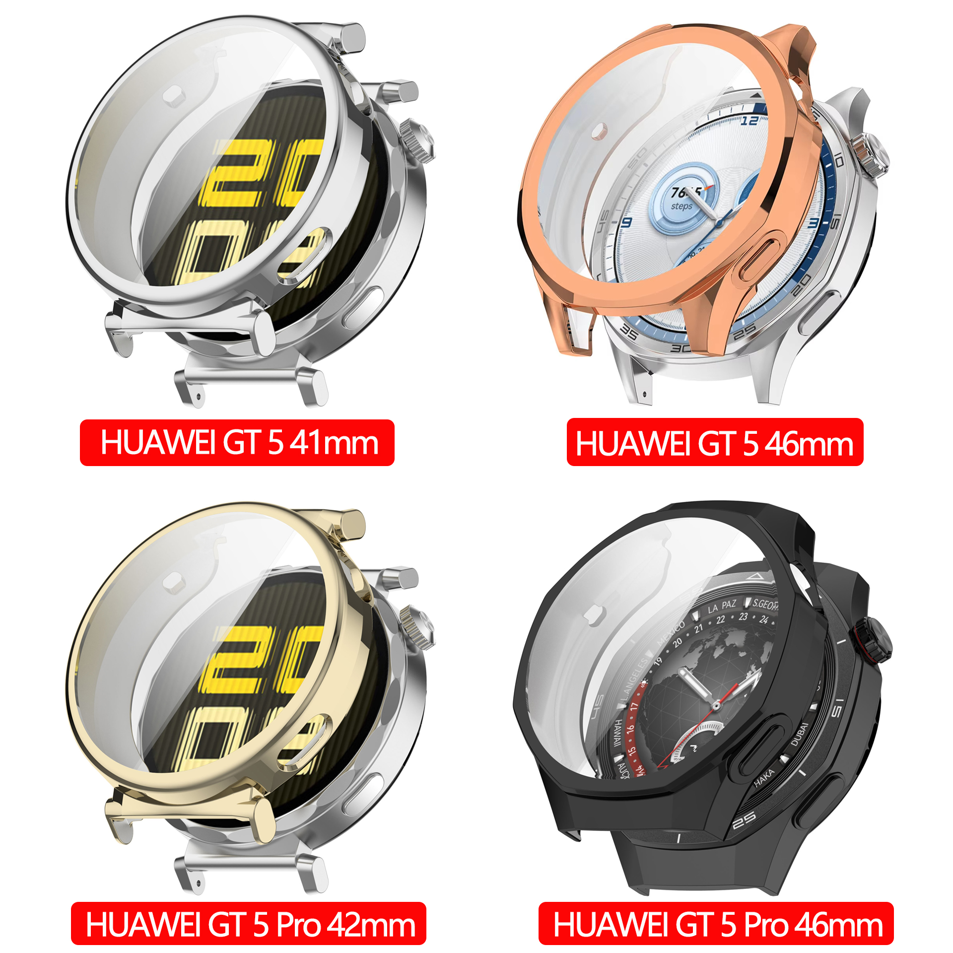 Case For HUAWEI Watch GT 5/5 P - Smartwatch Watch Accessories For Women avis et prix