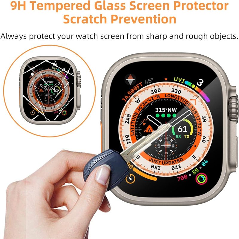 Tempered Glass For Apple Watch - Watch Case Bumper avis et prix