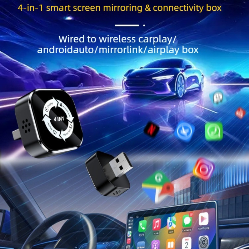 4-in-1 Wireless CarPlay Androi - Smartwatch Universal avis et prix