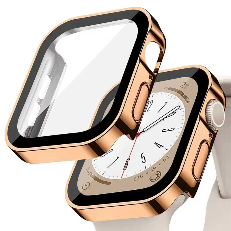 Glass+cover For Apple Watch ca - Smartwatch Watch Accessories For Women avis et prix
