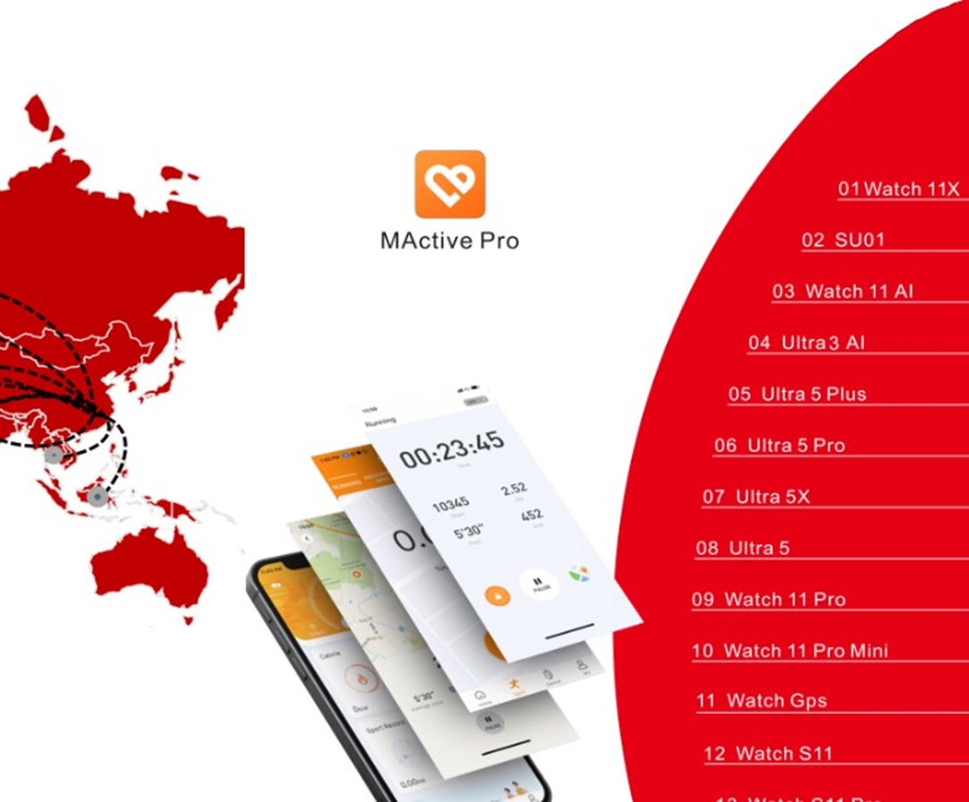 Swiming-proof W11P Smartwtch R - Smartwatch M Active avis et prix