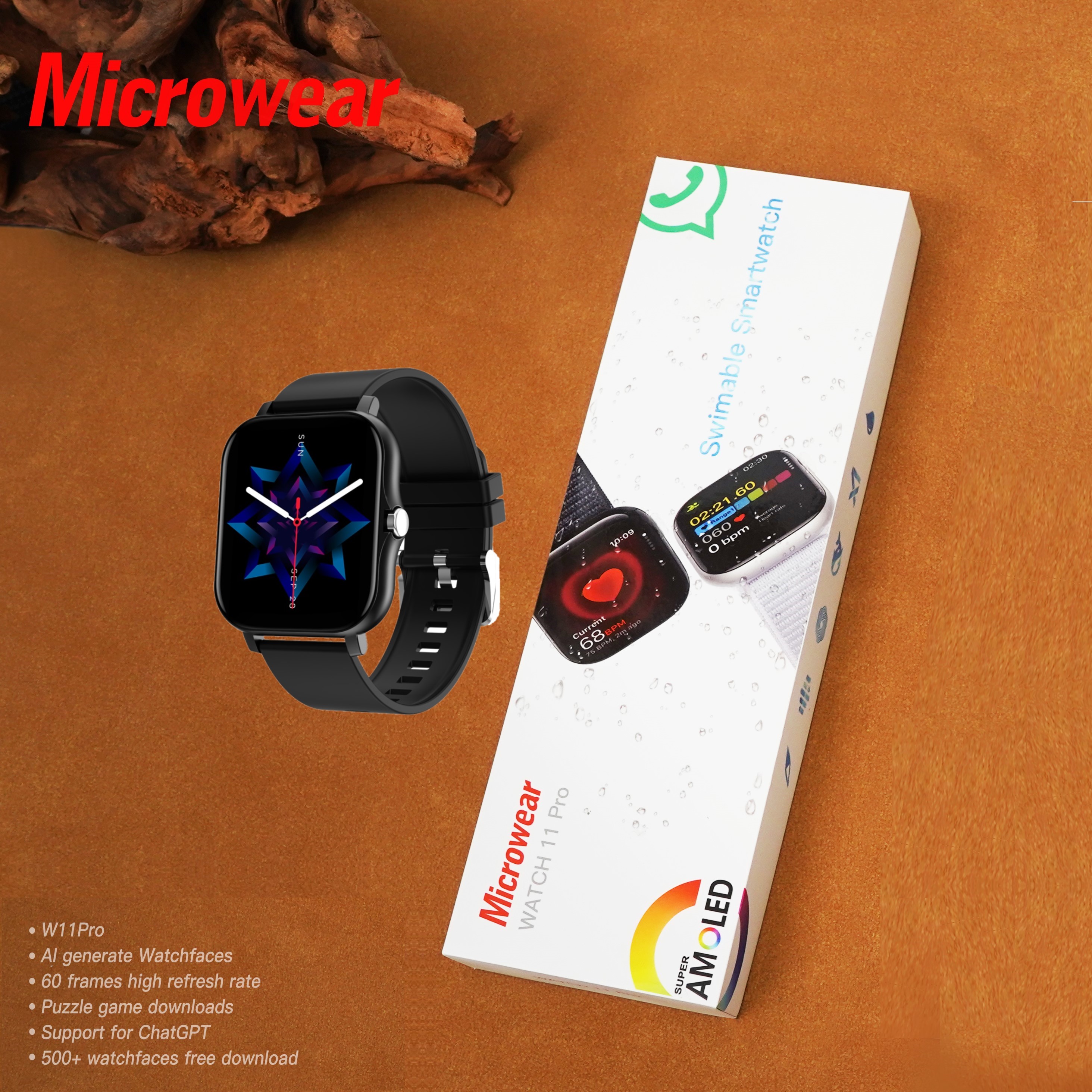 Swiming-proof W11P Smartwtch R - Smartwatch M Active avis et prix