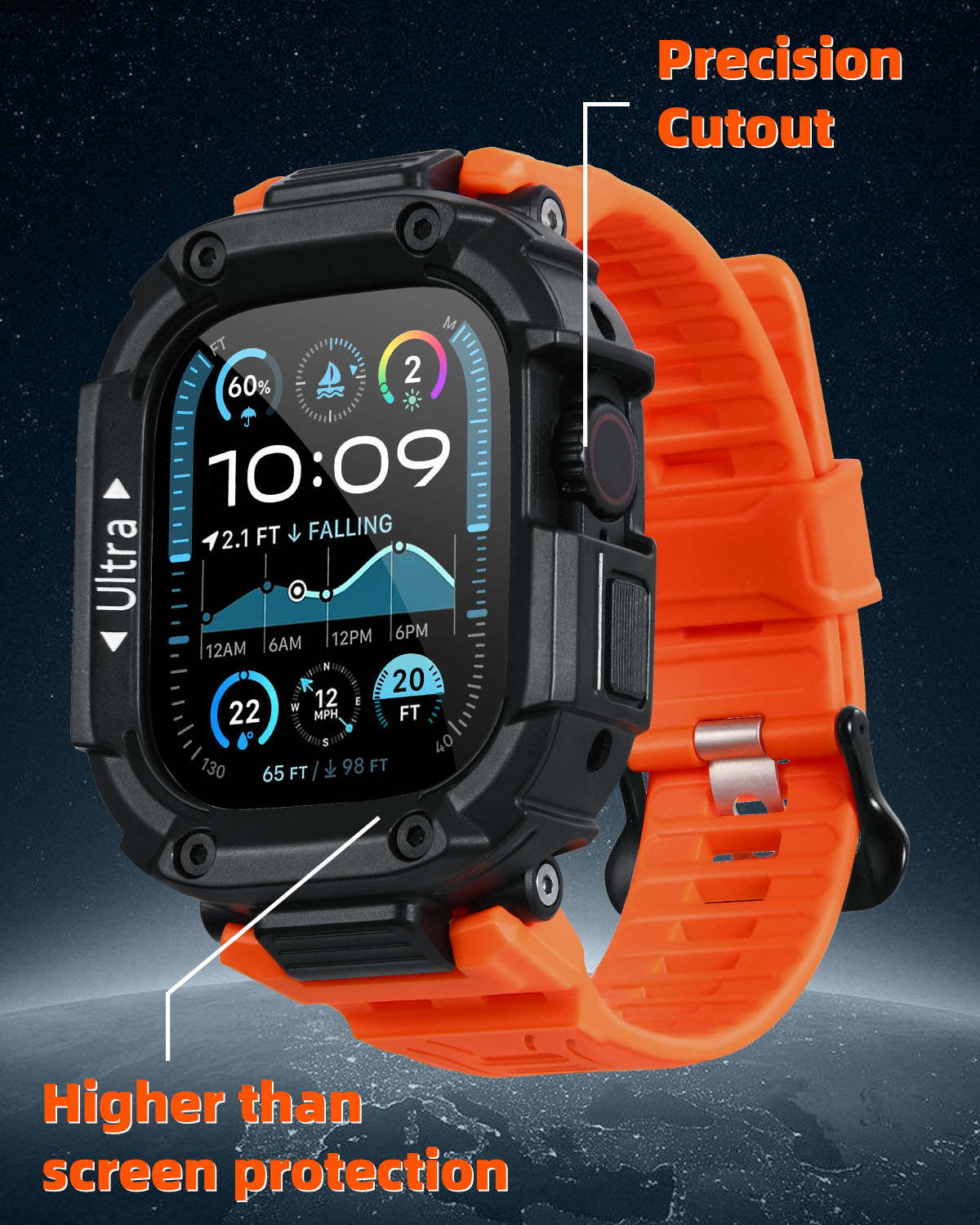 Oatsbasf for Apple Watch Ultra - Watch Case Bumper avis et prix
