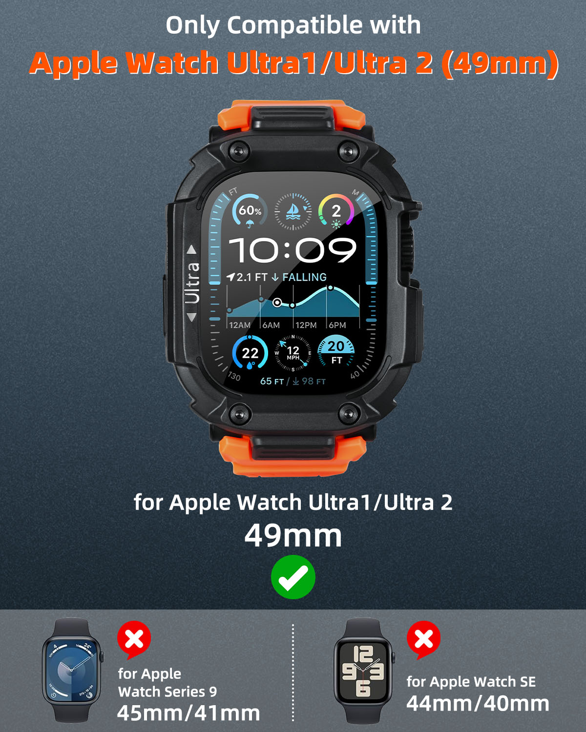 Oatsbasf for Apple Watch Ultra - Watch Case Bumper avis et prix