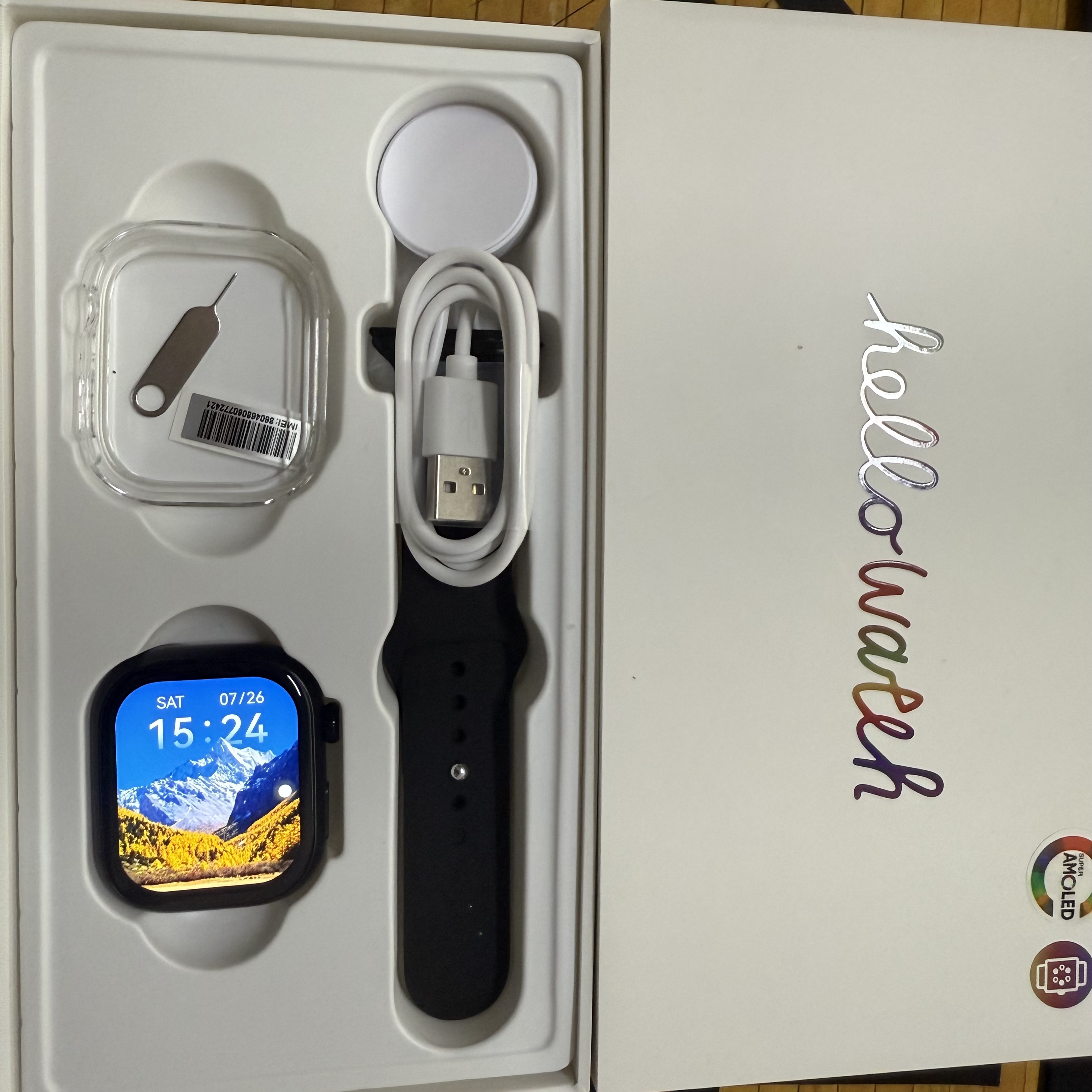 New VP69 2.39inch Amoled Andro - Smartwatch Id avis et prix