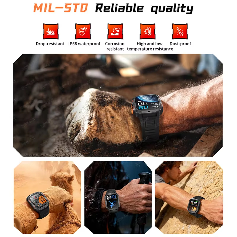 2026 Rugged Military Smart Wat - Smartwatch M Active avis et prix