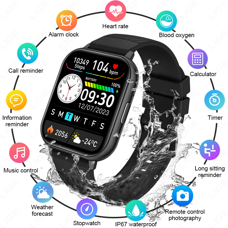 New Smart Watch Men Full Touch - Smartwatch Custom avis et prix