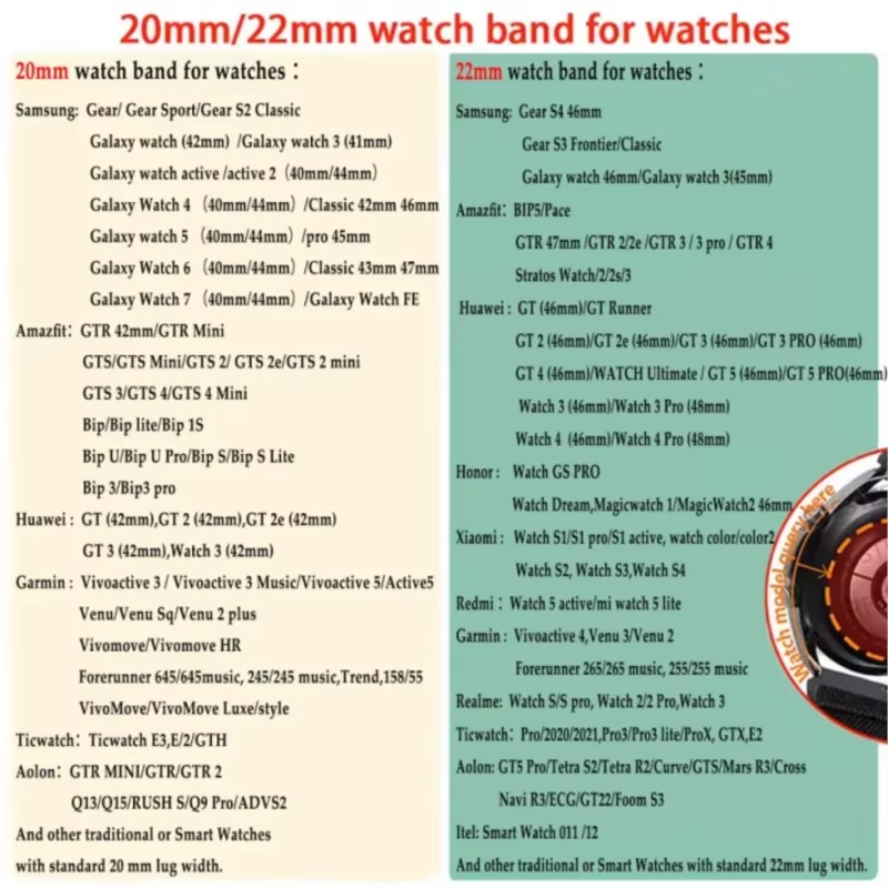 20mm 22mm Magnetic Loop Strap  - Titan Smartwatch Accessories avis et prix