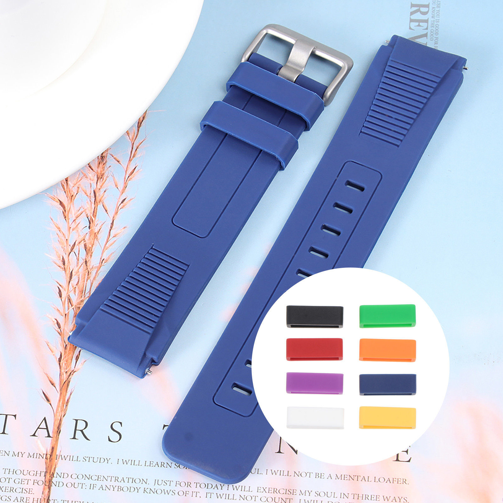 8Pcs Premium Silicone Watch Ba - Silicone Band Replacement avis et prix