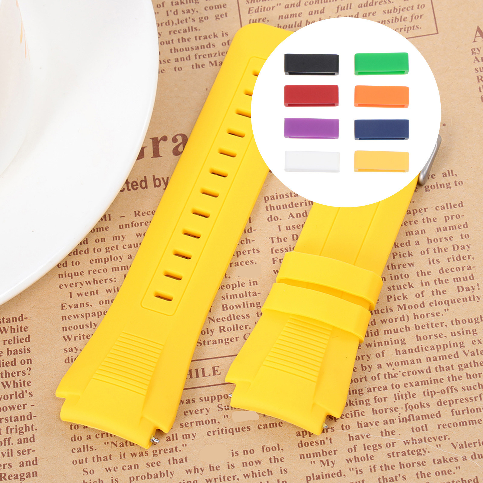 8Pcs Premium Silicone Watch Ba - Silicone Band Replacement avis et prix
