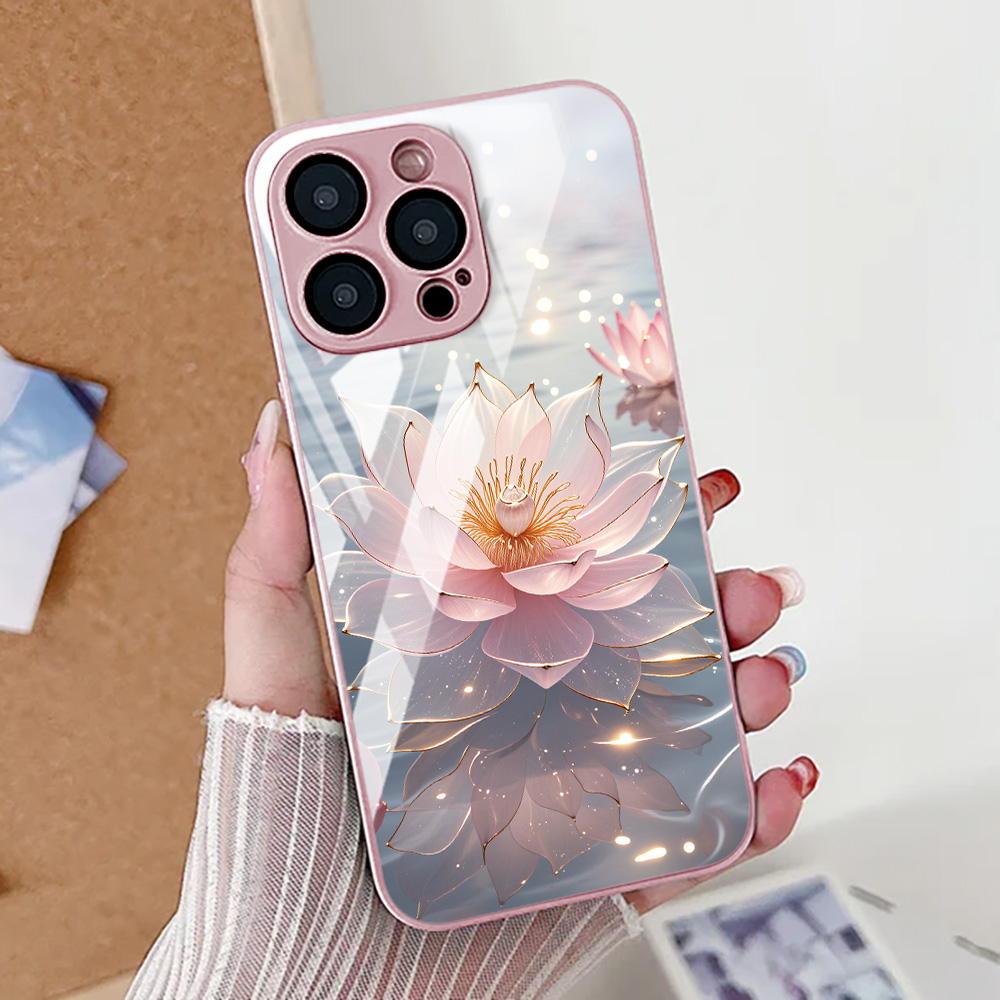 Lotus Flower Phone Case For iP - Screen Protector Film avis et prix