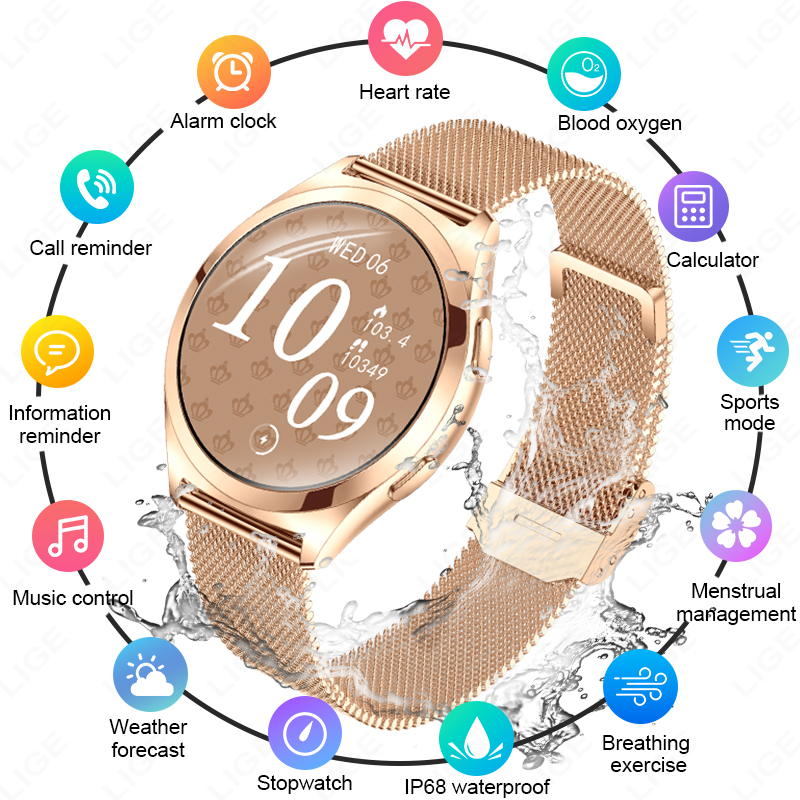 LIGE Luxury Smart Watch For Wo - Smartwatch Custom avis et prix