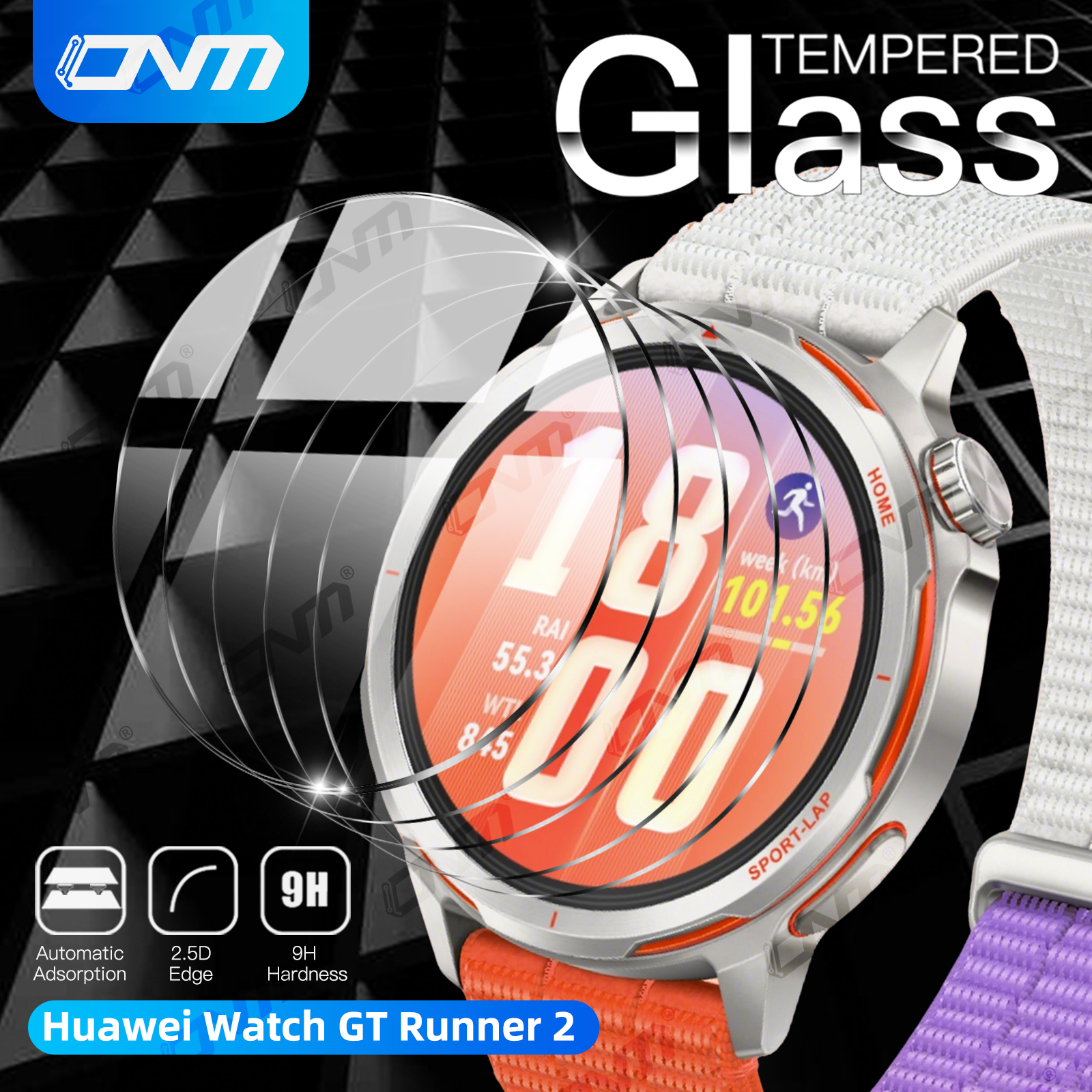 9H Tempered Glass For Huawei W - Titan Smartwatch Accessories avis et prix