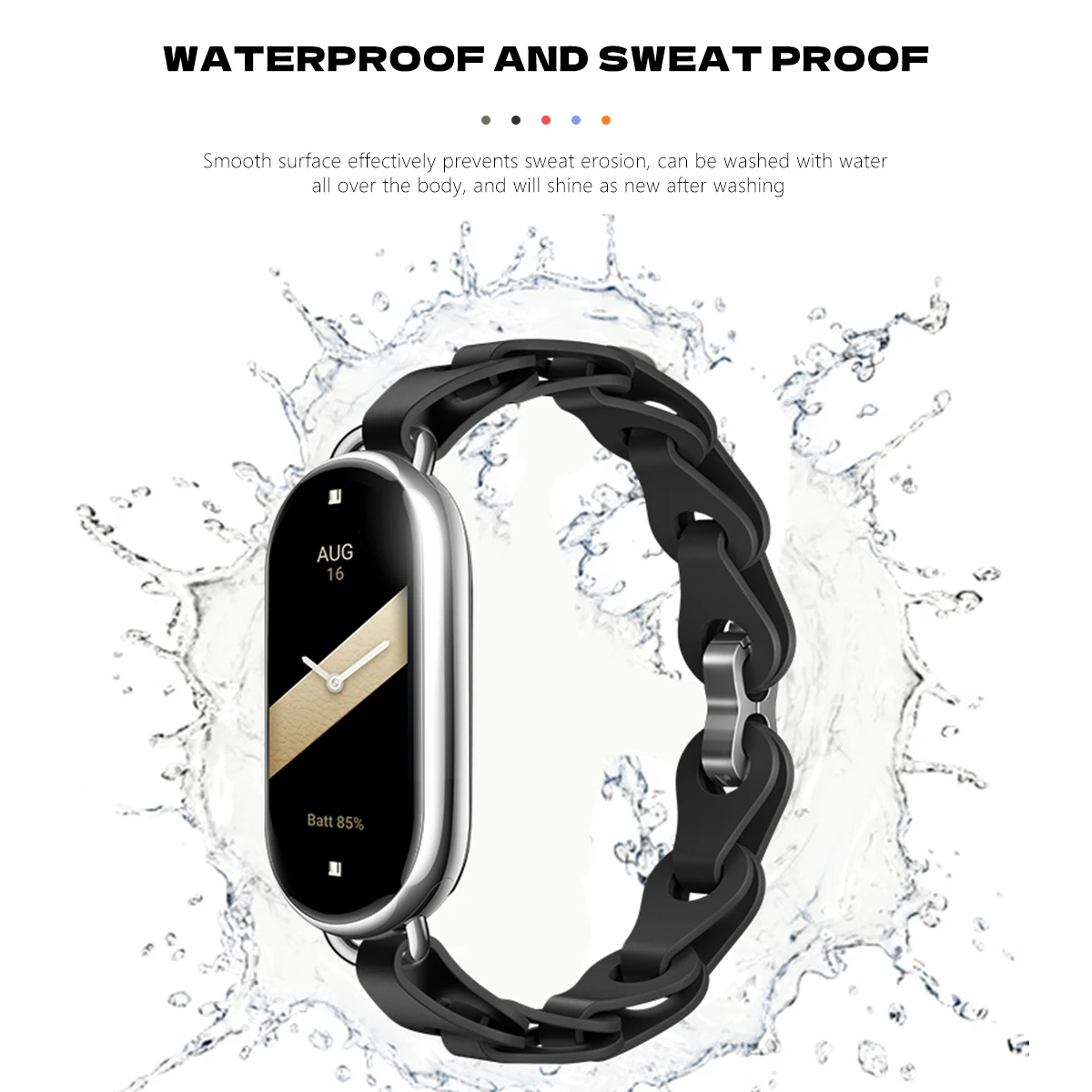 Rubber Strap for Xiaomi Mi Ban - Silicone Band Replacement avis et prix
