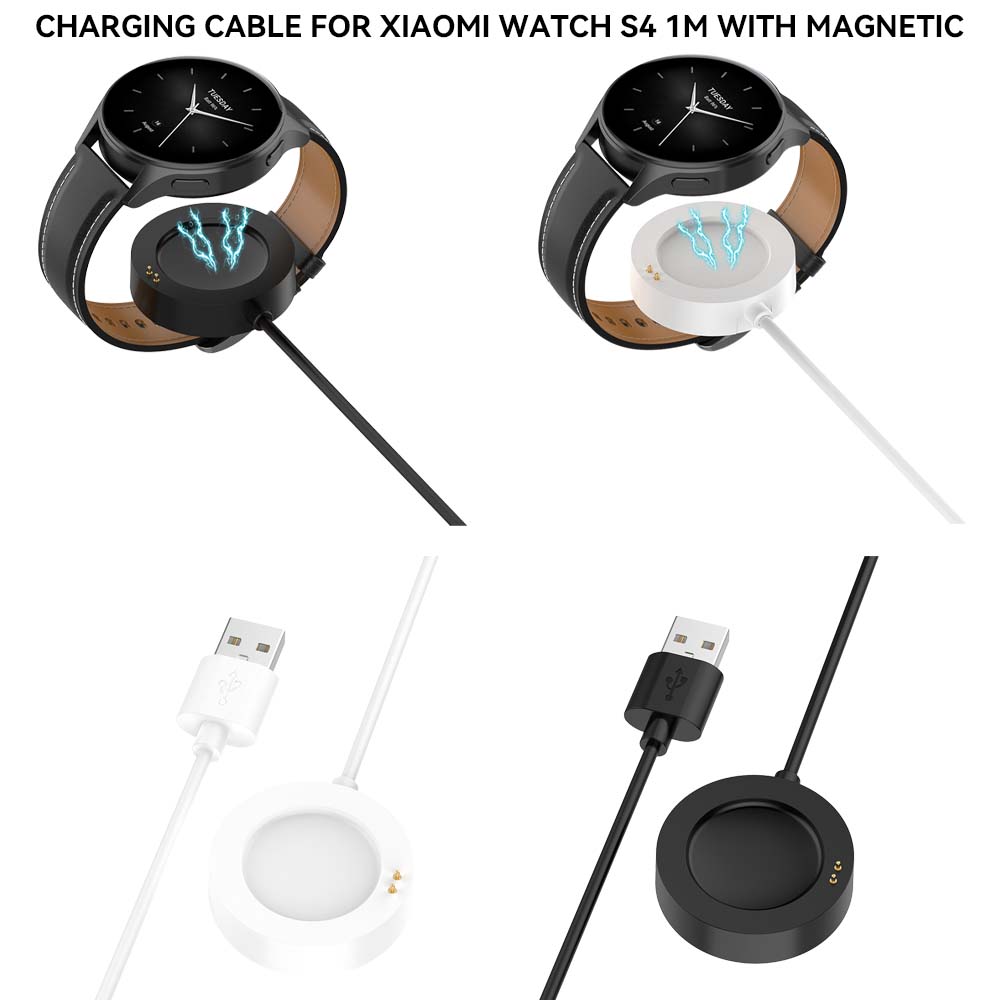 White Charger Cable For Xiaomi - Xiaomi Smartwatch S4 Accessories avis et prix